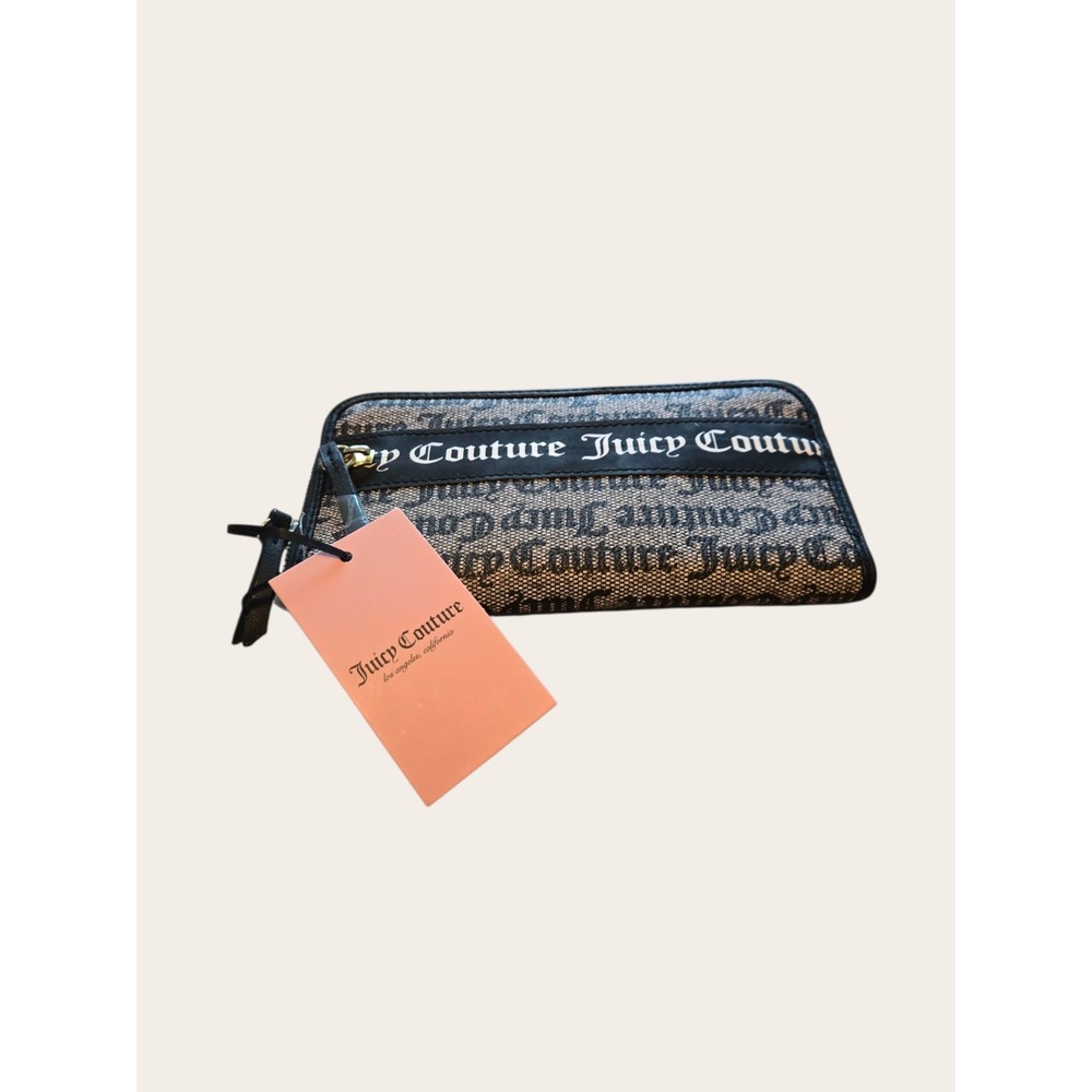 Juicy Couture Wallet Small Black/Gray Juicy Couture Cardholder Handbag Wallet